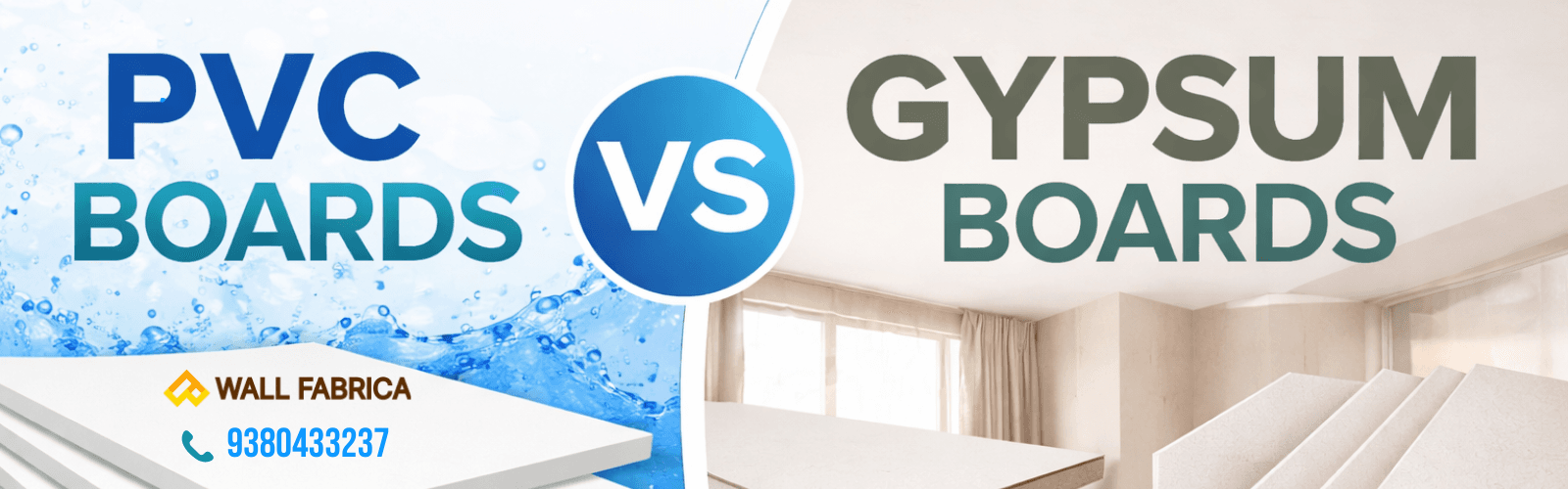 PVC vs Gypsum Boards - Which Is Better?