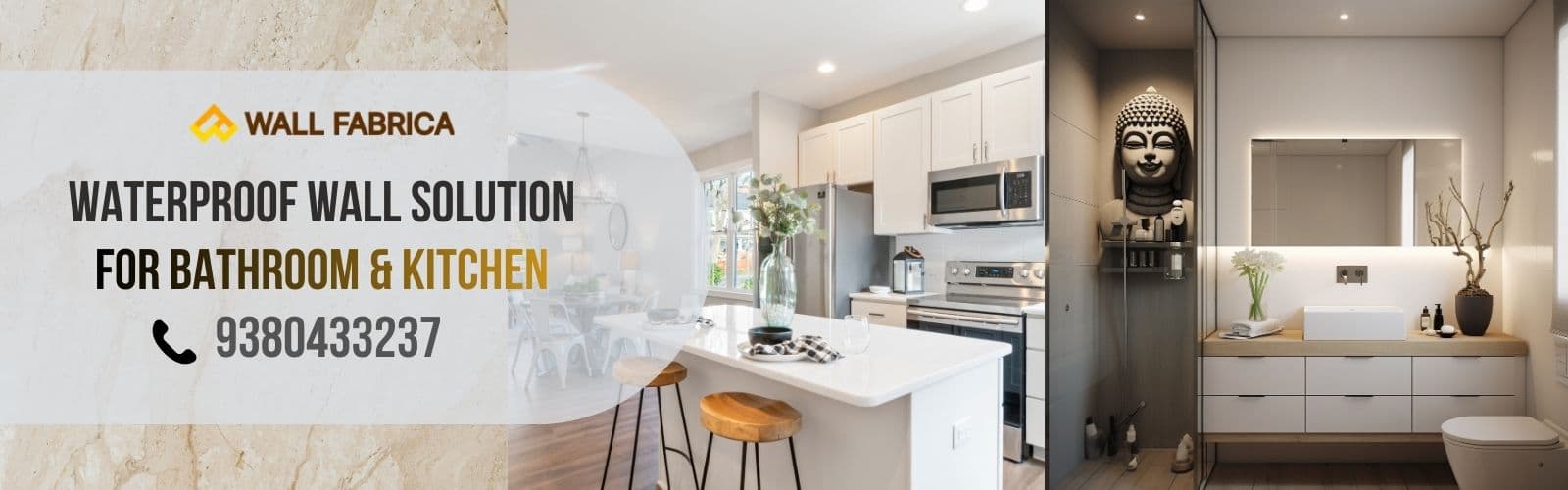 Waterproof Wall Solutions for Bathrooms & Kitchens